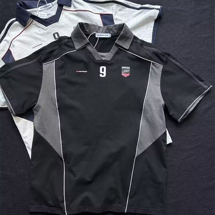 美式运动Polo衫男夏高街印花T恤潮牌宽松机车情侣短袖GA366P41，男装T恤，星座1013-5