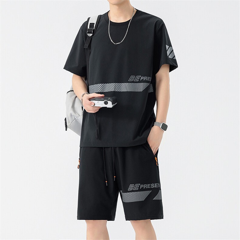 35201-P53大码大码男士圆领休闲运动套装男,男装休闲套装,星座209