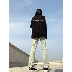 B221 美式ins高街暗黑拉链小脚弹力破洞牛仔裤 LK23060-P65 控88图片