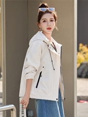 现货！现货！2026年春秋新款休闲宽松减龄短款外套女，女装短外套，以桐