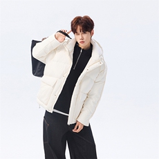 羽绒服连帽高品质保暖cityboy情侣冬90白鸭绒2025SYR2602-P270，男装羽绒服，星座610B-1