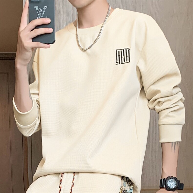 秋季M-8XL大码休闲圆领印花运动卫衣男 大码图片