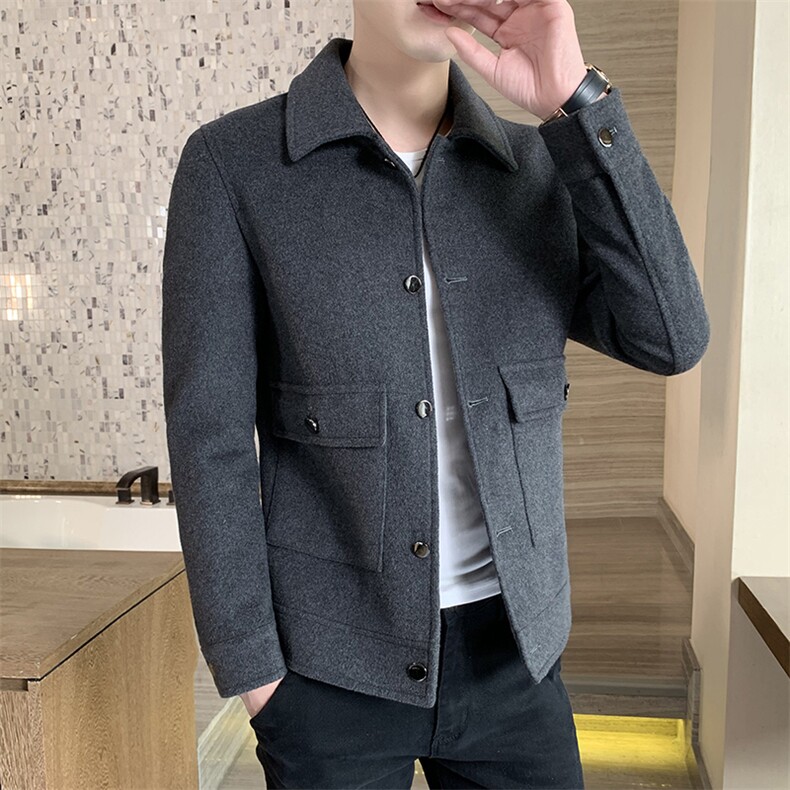 羊毛呢夹克男士外套休闲夹克男上衣50%羊毛1217--2--JK28--P150,男装针织衫/毛衣,星座1217-2