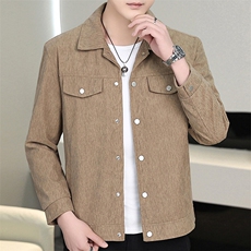 主推大码M-8XL胖子暗花纹韩版休闲夹克XZ613B-5926-P85小码75，男装夹克，星座613B