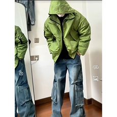 MA699-P108控148防水小牛津手塞棉堆堆袖加厚保暖棉服提供小视频，男装棉衣，星座1611A