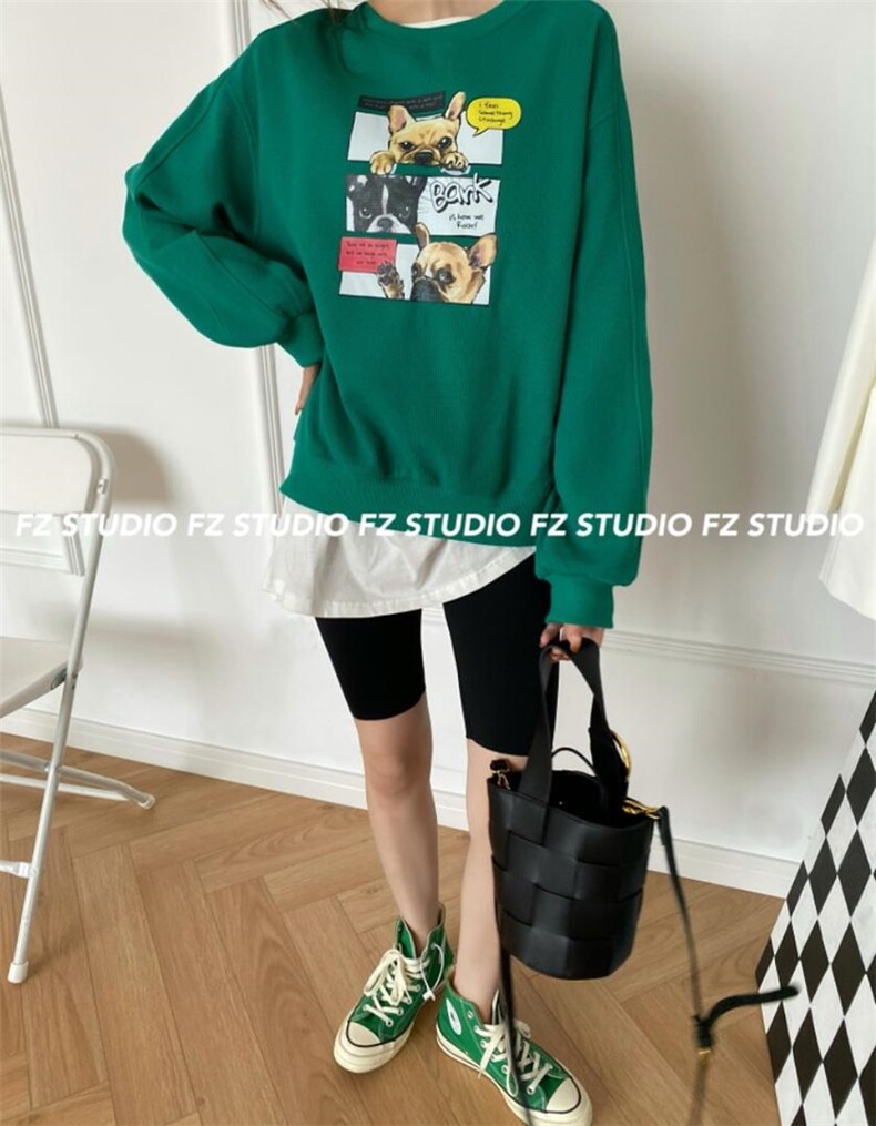 【现货】印花卫衣，女装卫衣/绒衫，F/TU