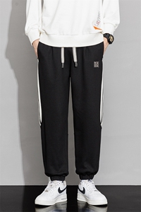主推M-8XL 棉 秋季新款大码束脚潮流休闲卫裤 109-K613-P50图片