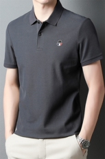 男士时尚纯色POLO衫短袖T恤夏季有领t半袖商务汗衫男商务休闲上衣，男装T恤，电商B212（原钱塘6029）