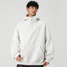 XZ809A/YR01/特P50/控88设计感半拉链连帽卫衣，男装卫衣，星座809A(原222-1)