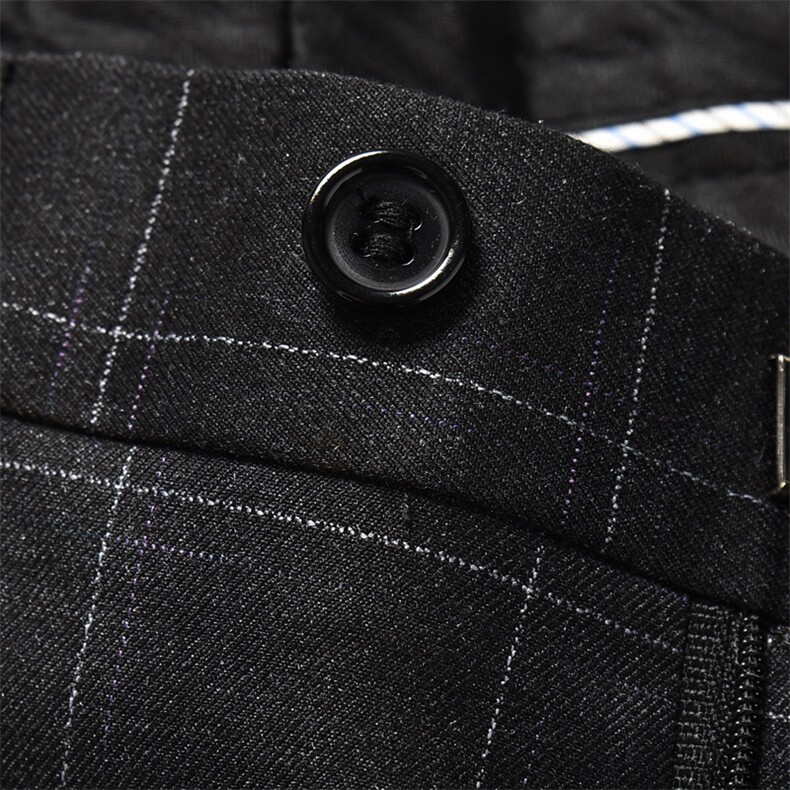 M-3XL套装格子两件套高品质职业套装工作服男装815-P210,男装西服套装,电商D225