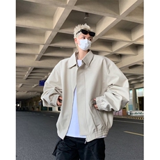 古翻领夹克男士2024春秋季宽松飞行服痞帅工装外套W9326，男装夹克，星座1116A-1（原606A）