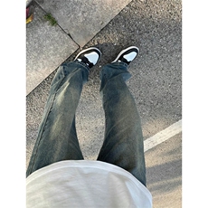 美式复古牛仔裤男潮牌宽松cleanfit水洗休闲长裤K2361-P55-控78，男装牛仔裤，星座1004-3