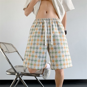 K209-P32 控49 新款现货夏季提花男士休闲裤图片