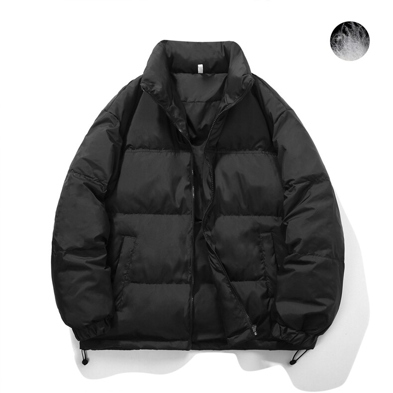 白鸭绒潮流光板抽绳立领羽绒服保暖外套Y5848-P140【特价】,男装羽绒服,电商A007