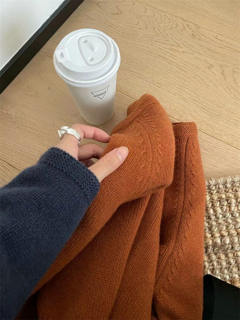 时尚百搭温柔羊毛衫显瘦修身短款针织衫,女装羊毛衫,圣旺供货
