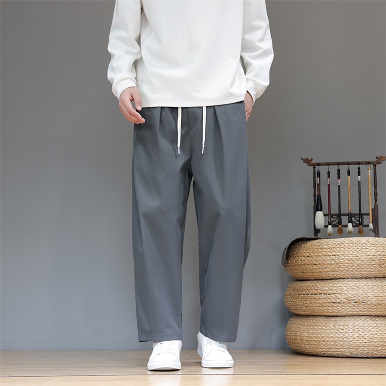 风冬季新款休闲裤男宽松大码长裤XZ221-6-K30-P55，男装休闲裤，星座221-6