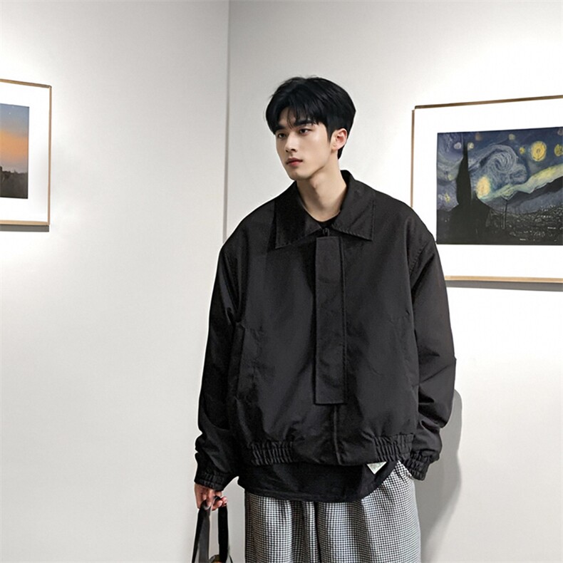 韩系垫肩短款外套棉衣货号：MY2167夹克货号：2167,男装夹克,星座112A
