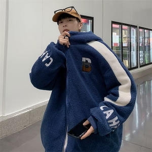 A915 P75 男装冬装休闲港风青年时尚毛呢外套夹克时尚男装图片