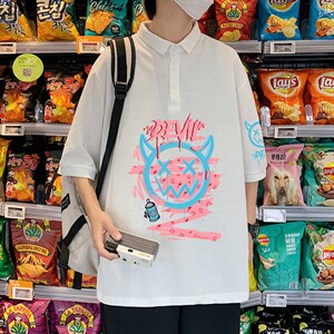 PL57178-P35翻领短袖polo衫男大码胖子半袖t恤男有领保罗衫模特，男装Polo衫，电商A040