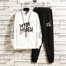 已备货2021春季新款运动卫衣套装男长袖长裤两件套男T748-P40，男装套装，星座1206（原A206）