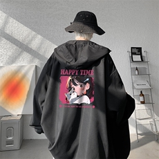 连帽夹克男大码胖子棒球服上衣外套JK65353-P45，男装夹克，电商A040