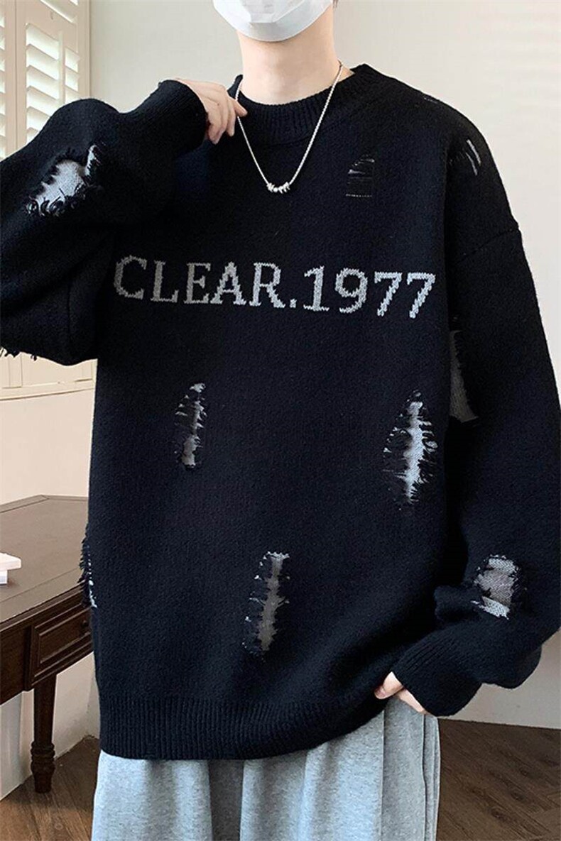 84564-特P55红色毛衣男冬季打底衫过年针织衫男加厚保暖拜年服,男装针织衫/毛衣,电商D310B