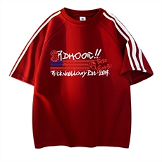 酒红拼白织带