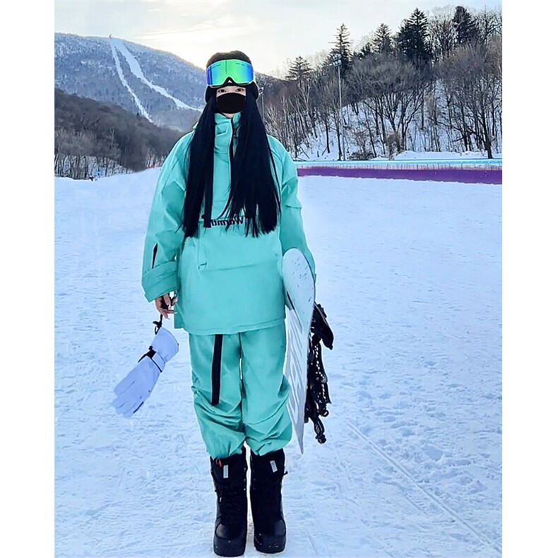 冬季时尚防水双板男女款连帽滑雪服衣裤套装M25+K1002J加绒-P248,男装休闲套装,电商A001