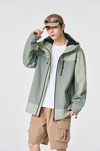 新款男女高品质户外登山服青少年学生冲锋衣夹克外套HS6607图片