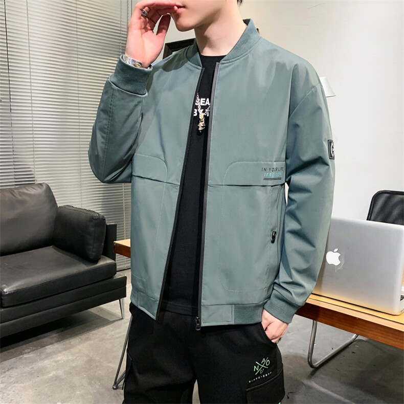 数据好高品质秋装青春版男装棒球领休闲夹克时尚男外套B301,男装夹克,星座301D(原星座1004-8）