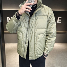 AK87819钱塘2020-3百搭简约时尚休闲冬季厚款中年男士羽绒服P155，男装羽绒服，钱塘207-3