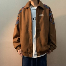 2023港风文艺长袖夹克男春秋宽松潮流棒球服，男装夹克，星座716-4