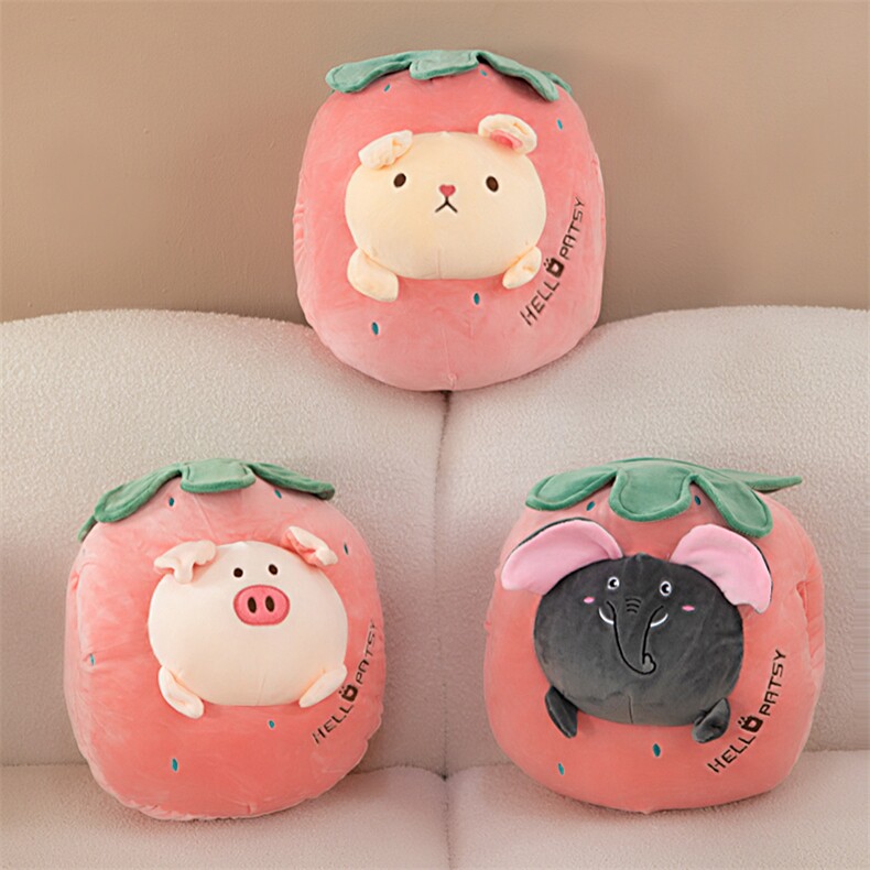 水果手暖（pp棉）10个起，顺康毛绒玩具
