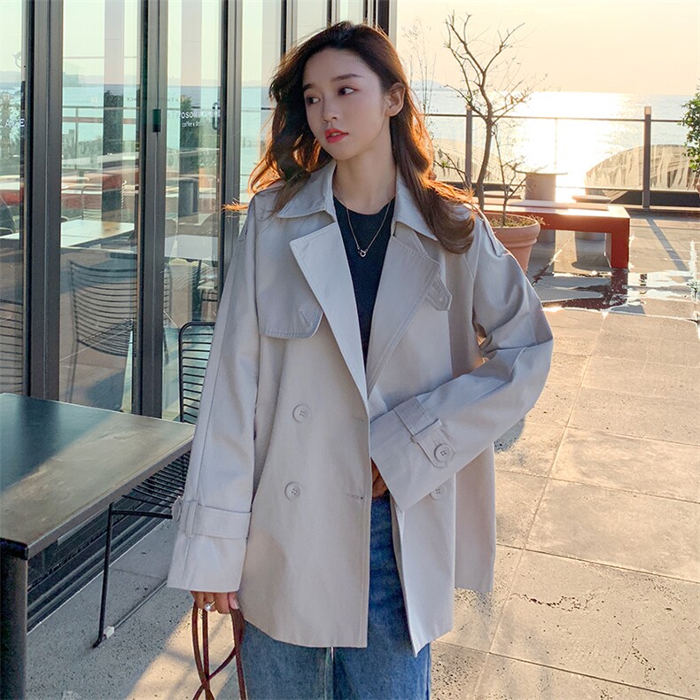 现货2021春季新款工装收腰风衣浙宝292A货号C303,女装风衣,时倾STUDIO
