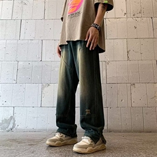 W238-P48个性牛仔裤破洞长裤港风个性，男装牛仔裤，星座911-1