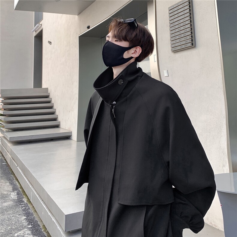 韩版轻奢秋装立领开衫夹克高领外套JK1003-P125,男装夹克,星座216(原A116)