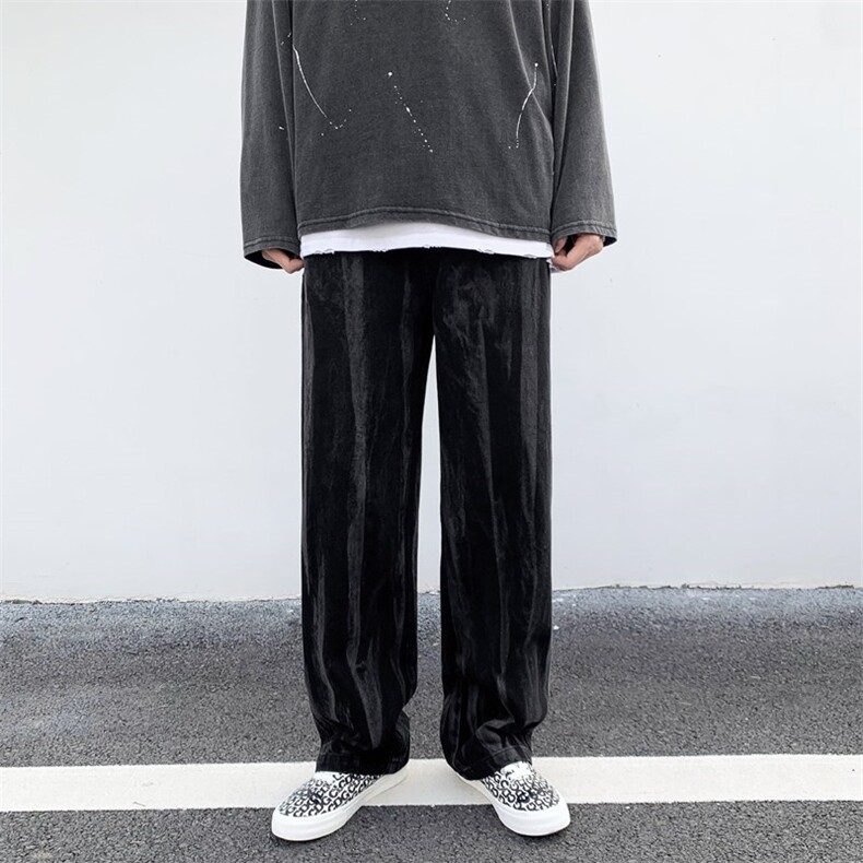 新款牛仔裤男黑色直筒宽松韩版潮流百搭坠感休闲阔腿裤k302-p40,男装牛仔裤,星座1008-1