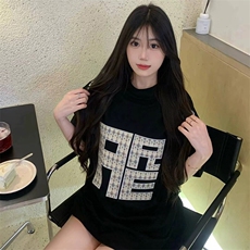 万针全刺绣工艺抖音得物高品质260克重磅纯棉双纱美式高街短袖T恤，男装T恤，电商A486-1