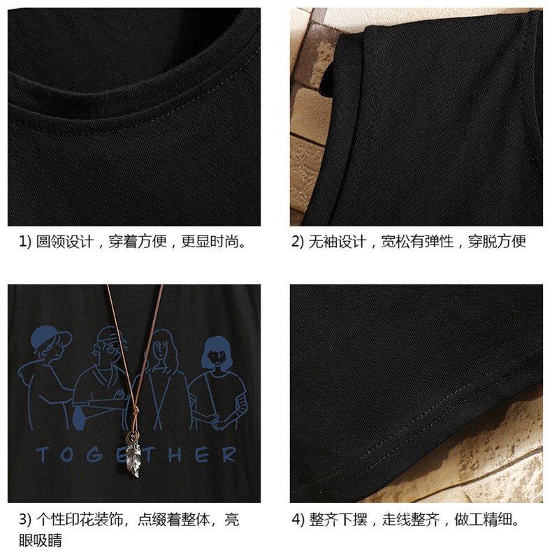 BX25191-P20港风运动汗背心男大码汗衫男无袖T恤男砖墙,男装T恤,电商A040A