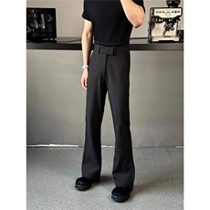 现货主推直筒修身微喇西裤男垂坠感高级休闲裤男K0072/P45，男装西裤，星座205-3