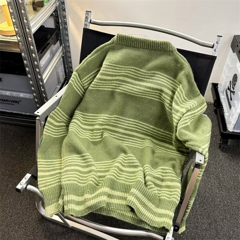 754-P47条纹毛衣男冬季商务休闲保暖针织时尚百搭显瘦条纹,男装针织衫/毛衣,电商B323A