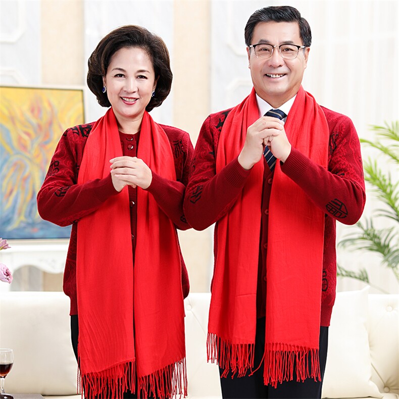 中老年情侣装羊毛衫男女士宽松针织衫提花开衫加厚外套加绒毛衣,男装中老年男装,亚东羊绒制品
