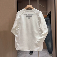 1506/QT220/P41新款男士圆领卫衣时尚长袖上衣潮流帅气打底衫男，男装T恤，星座1506