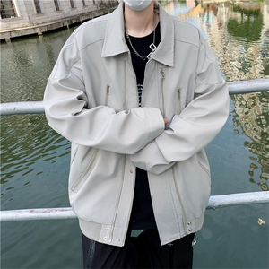 秋装拉链高街美式翻领夹克机能飞行服外套JK02560-P70图片