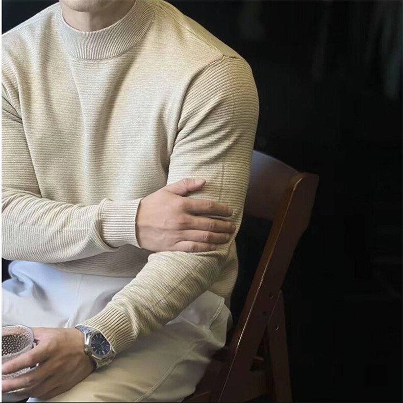 现货毛衣半高领针织衫打底衫保暖抗起球8881-P50,男装针织衫/毛衣,星座1012-1