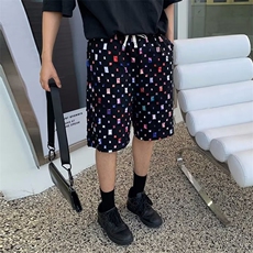 休闲运动短裤男女情侣装夏季薄款宽松百搭五分裤2023裤子~M2189，男装休闲裤，星座601-2