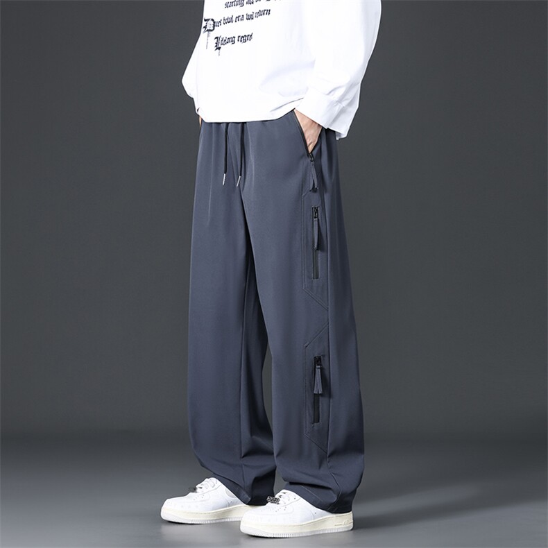 美式冲锋伞兵裤男秋季新款宽松直筒拉链工装休闲裤Q29159-特P35，男装工装外套，星座610（原A335）