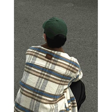 文艺日系气质时尚潮流秋冬复古格子毛呢外套男女原宿新款J221，男装夹克，星座1116A（原606A-3）