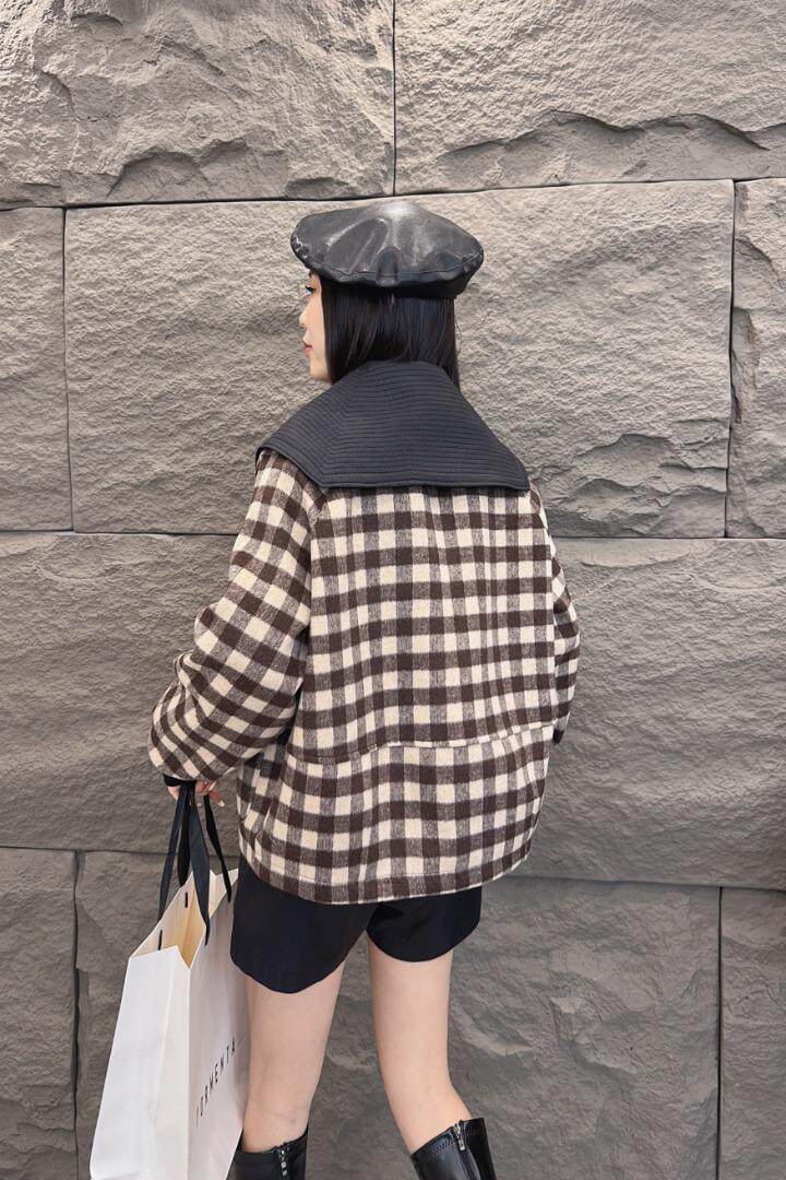 秋冬格子新款，其它，与跃