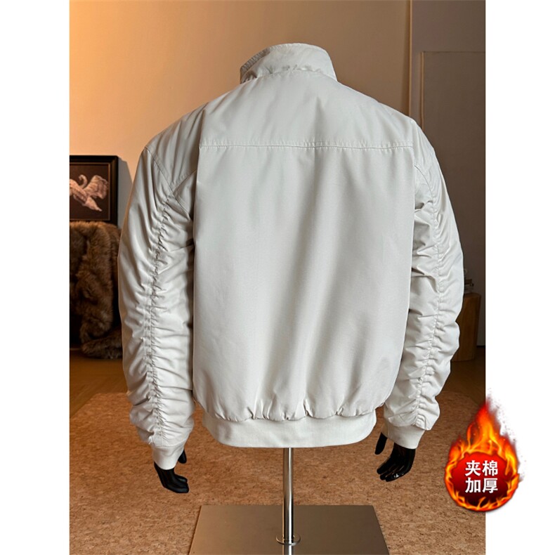 现货5万立领飞行员夹克棉服加厚教练短款棉衣男5D4084-TP48不,男装夹克,电商A102